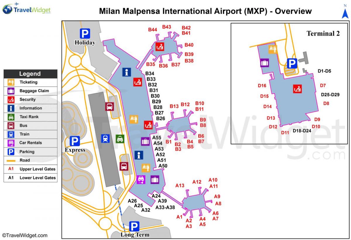 karta över milano flygplatser och tågstationer