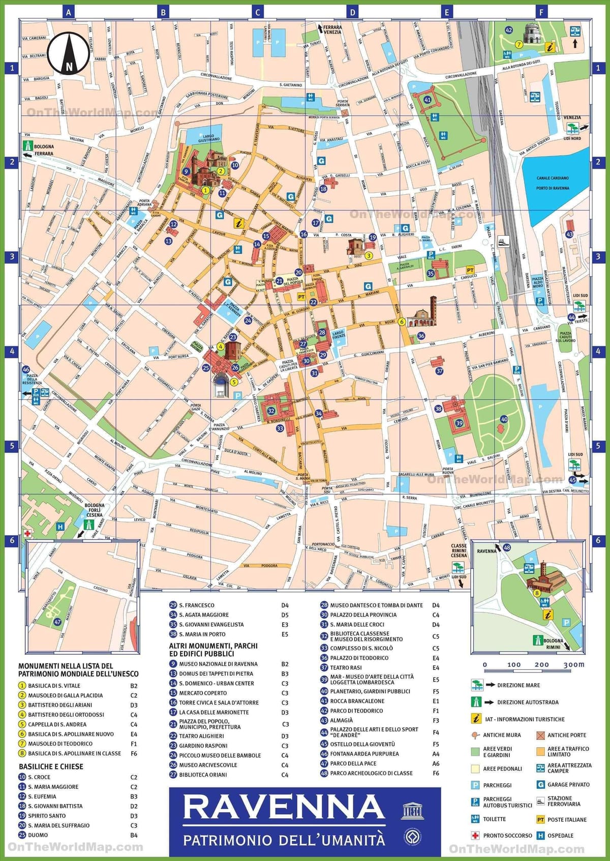 milano sevärdheter karta