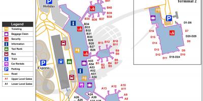 Karta över milano malpensa terminal 1